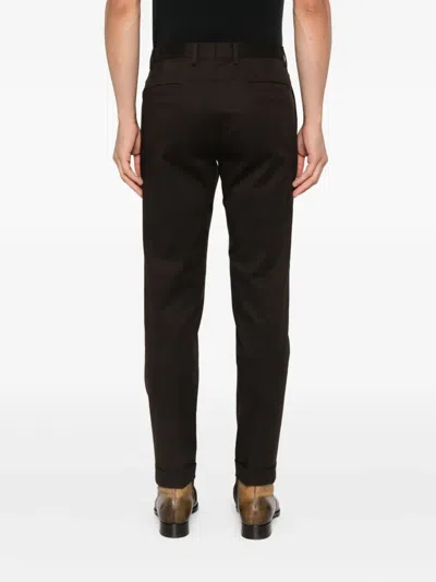 Barba Napoli Napoli Pleated Trousers In Brown