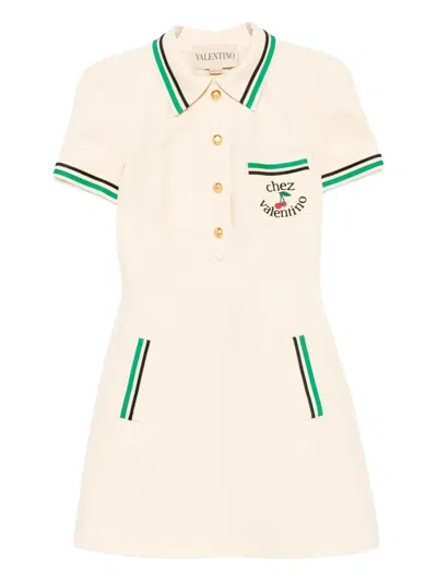 Valentino Cherry-motif Polo Dress