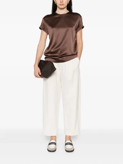 Brunello Cucinelli Crystal-embellishment Blouse