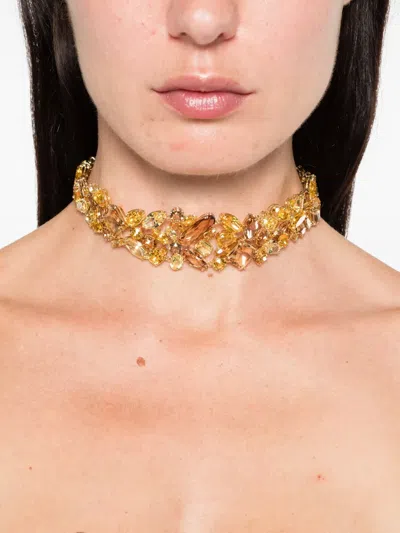 Swarovski Gema Choker Necklace In Gold