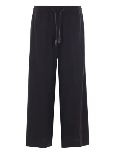 Loewe Drawstring Trousers In Black