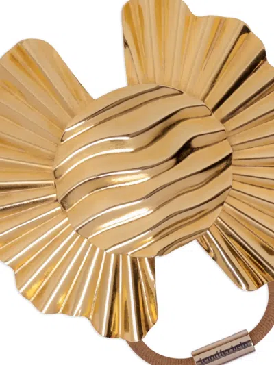 Jennifer Behr Anita Scrunchie In Gold