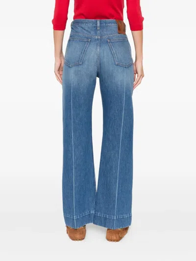 Valentino Multi-pocket Jeans In Blue