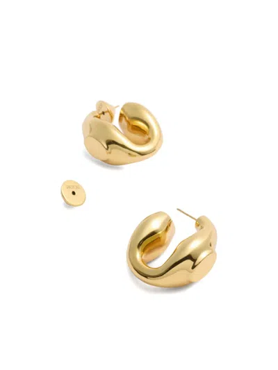 Patou Signet Earrings In Gold