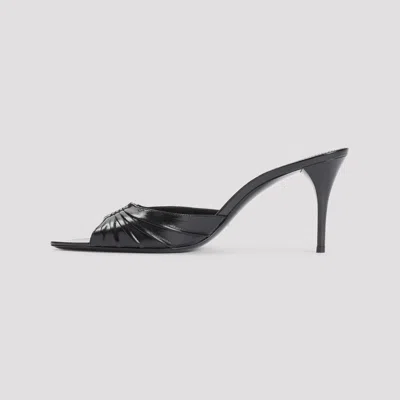 Saint Laurent Babylone 90 Patent Leather Sandals