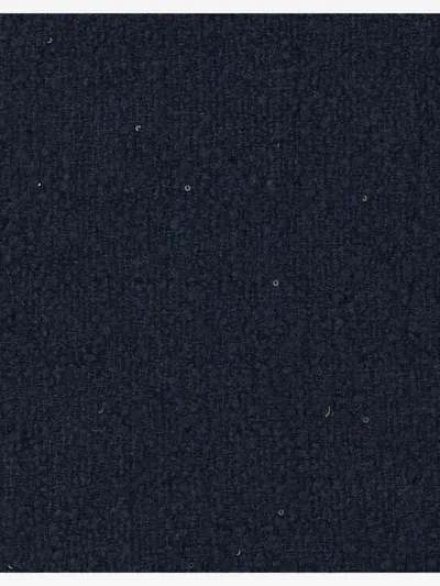 Faliero Sarti Altea Wool Blend Scarf With Sequins In Blue