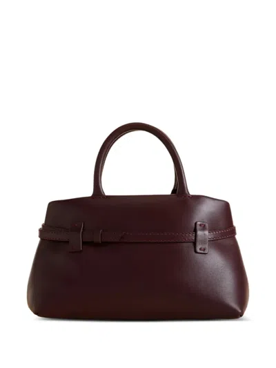 Manu Atelier Buckle-strap Tubular-handle Tote Bag