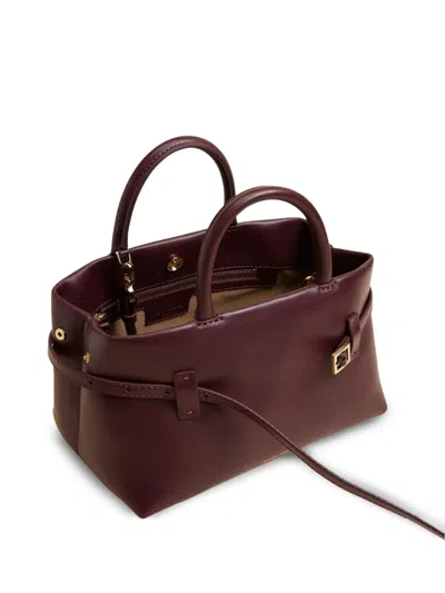 Manu Atelier Buckle-strap Tubular-handle Tote Bag