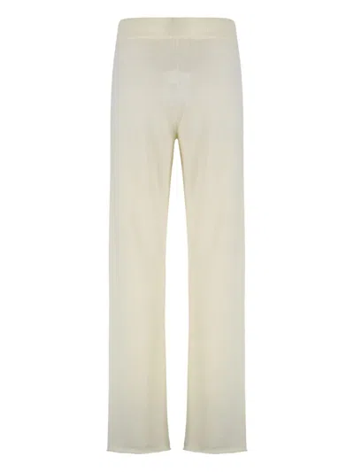 Sablyn Cashmere Drawstring Trousers In Neutral