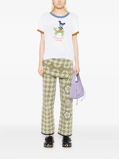 Yanyan Knits Checked Trousers