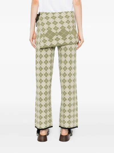 Yanyan Knits Checked Trousers