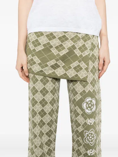 Yanyan Knits Checked Trousers