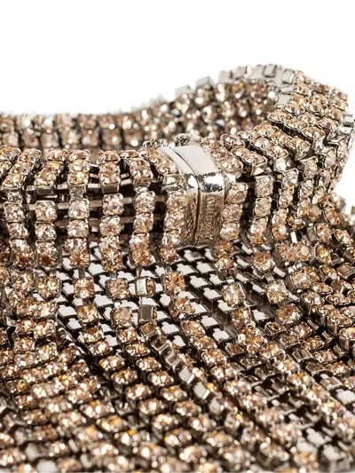 Rabanne Crystal-fringe Bracelet In Gold