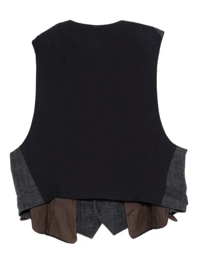 Ziggy Chen Linen Jacket In Gray