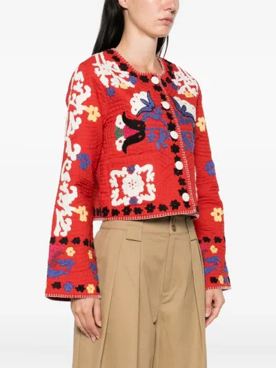 Sea Catrine Jacket In Red