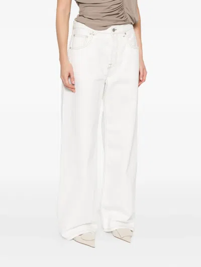 Jacquemus Le De-nimes Wide-leg Jeans In White