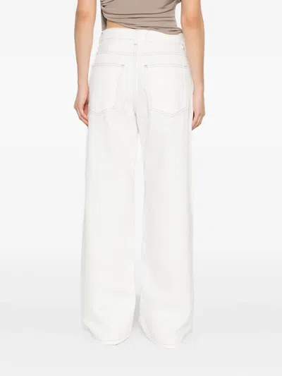 Jacquemus Le De-nimes Wide-leg Jeans In White