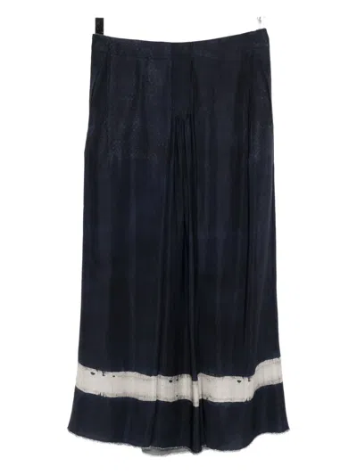 Ziggy Chen Printed Skirt In Black