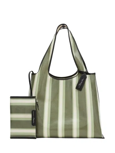 3.1 Phillip Lim Medium Market Stripe Tote Bag