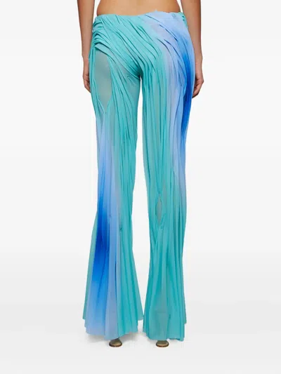 Di Petsa Wetlook Gradient Trouser Moonlight Gradient In Blue