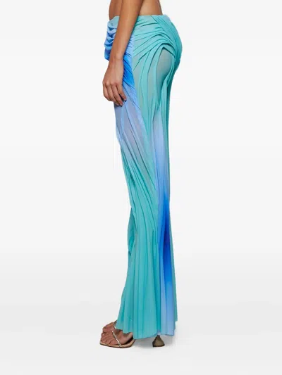 Di Petsa Wetlook Gradient Trouser Moonlight Gradient In Blue
