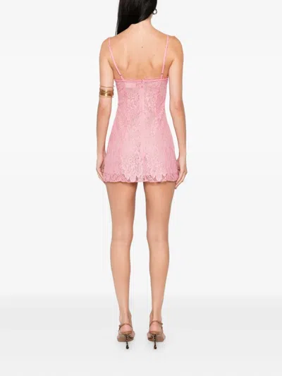 Roberta Einer Fairy Lace Mini Dress In Pink