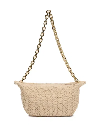 Fabiana Filippi Chain-strap Knitted Shoulder Bag