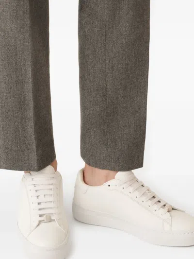 Fabiana Filippi Grain Leather Sneakers