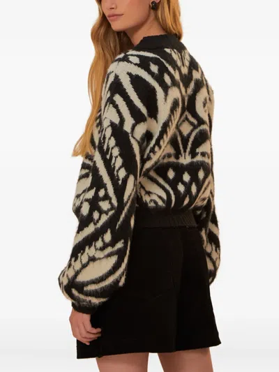 Farm Rio Patterned Sweater In Multi