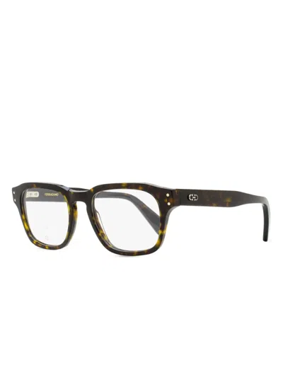 Ferragamo Eyewear Tortoiseshell-frame Glasses