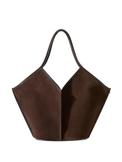 Hereu Calella Distressed Leather Shoulder Bag