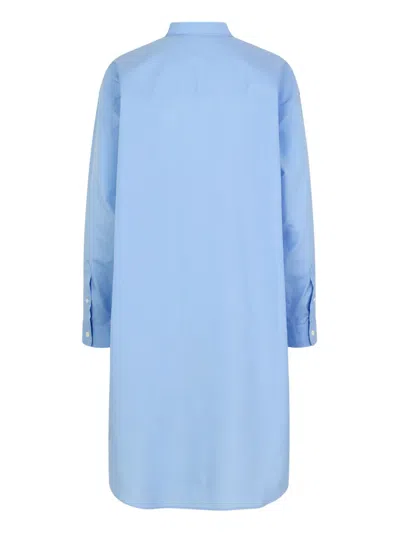 Samsoe & Samsoe Luana Shirt Dress In Blue