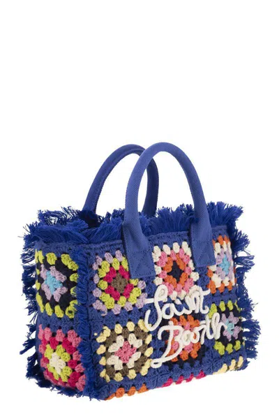 Mc2 Saint Barth Colette Crochet - Handbag With Crochet Flower Patch