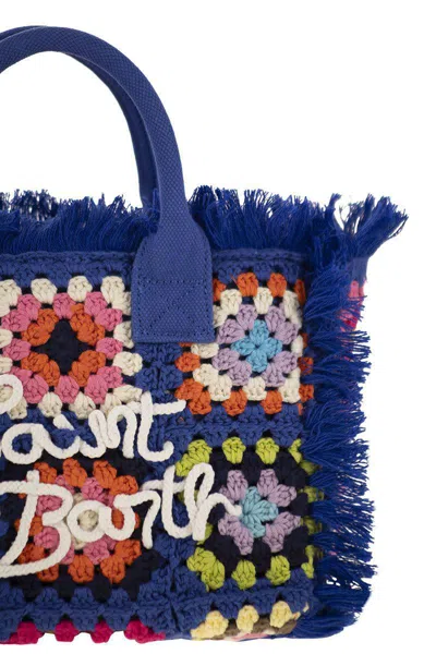 Mc2 Saint Barth Colette Crochet - Handbag With Crochet Flower Patch