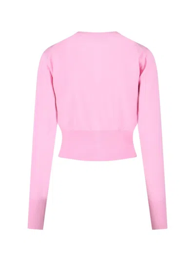Vivienne Westwood "bea" Cropped Cardigan Pink
