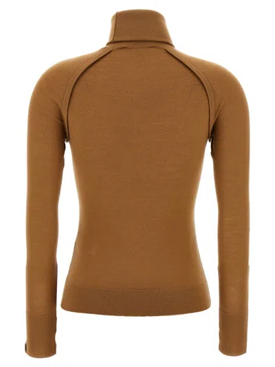 Victoria Beckham Women's Roll Neck Wool Jumper Sweater