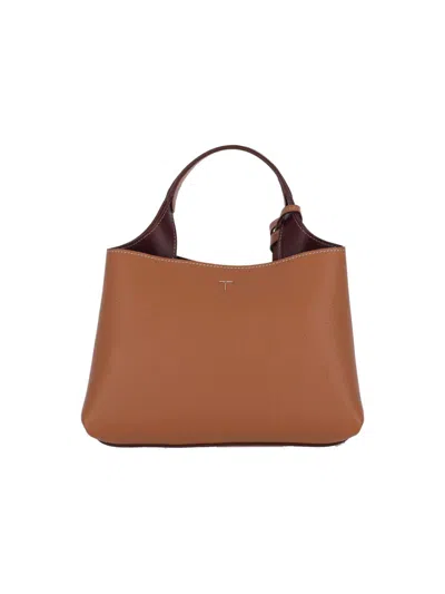 Tod's Micro Logo Shoulder Bag With Removable Charm