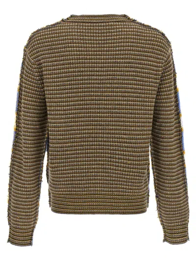 Marni Striped Pattern Round Neck Sweater