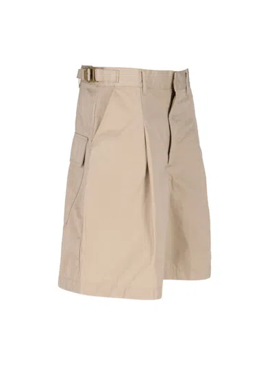 Entire Studios 'aoshi' Bermuda Shorts In Neutral