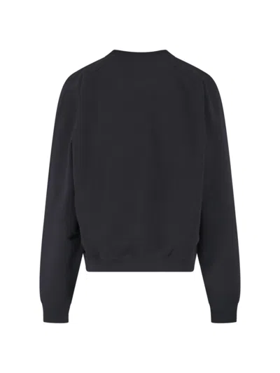 Vivienne Westwood "orb" Crewneck Sweatshirt, In Black Cotton