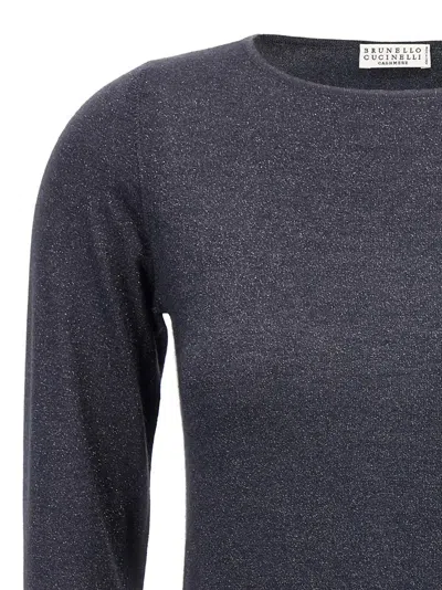 Brunello Cucinelli Sparkling Sweaters And Cardigans Blue