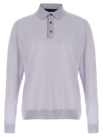 Kiton Ribbed Cuffs And Hem Polo Shirt