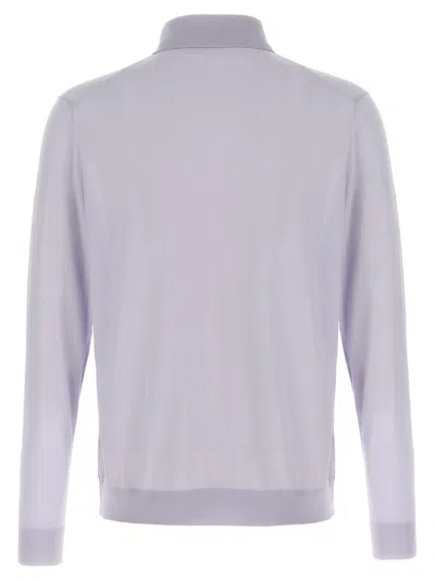 Kiton Ribbed Cuffs And Hem Polo Shirt
