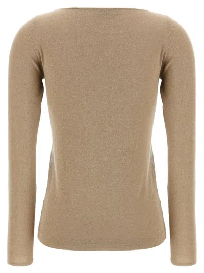 Brunello Cucinelli Sparkling Sweaters And Cardigans Gold