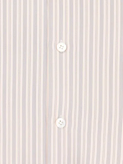 Rohe Róhe Classic Button-up Silk Shirt With Vertical Stripes