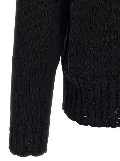 Marni Logo Embroidery Cardigan Sweaters And Cardigans Black