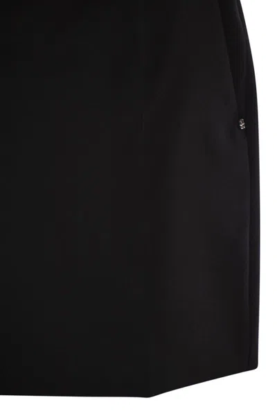 Sportmax Belted Pocket Mini Skirt In Black