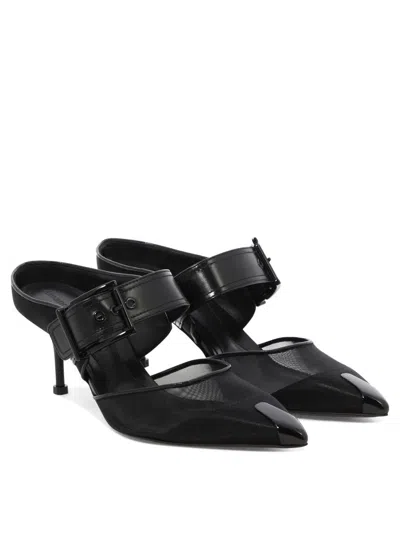 Alexander Mcqueen Heeled Shoes In Black