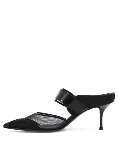 Alexander Mcqueen Heeled Shoes In Black