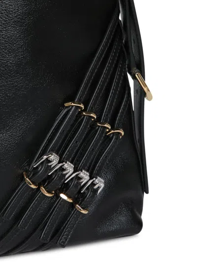 Givenchy Medium Voyou Leather Shoulder Bag In Black